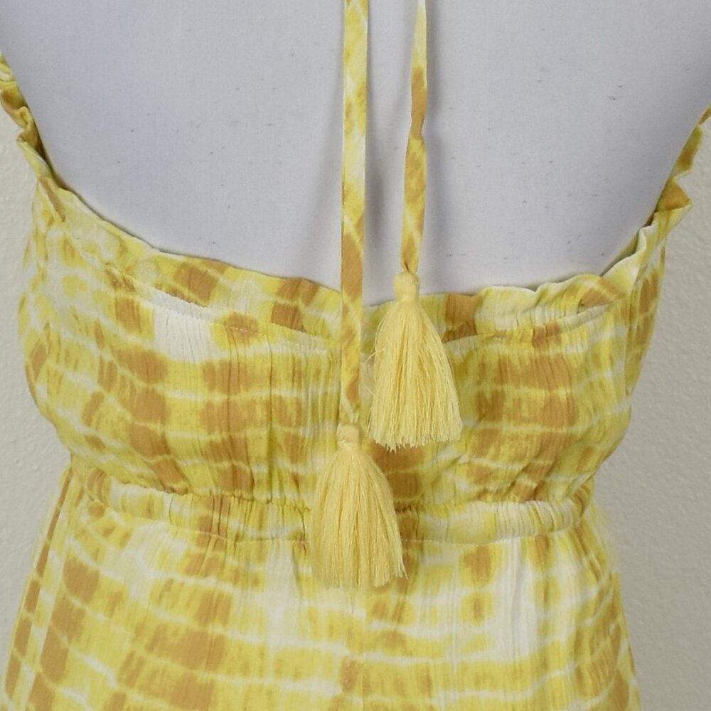 Majorelle Baker Halter Dress Tie Dye Yellow - XS - Picture 9 of 10